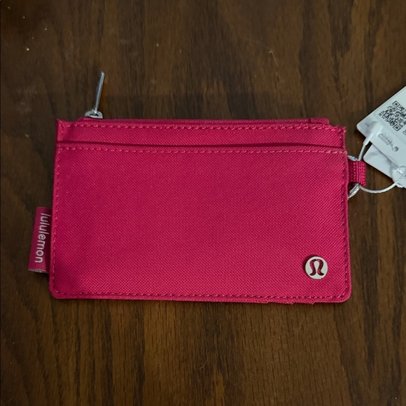 lululemon athletica Handbags - lululemon athletica Hot Pink Card Zip Wallet